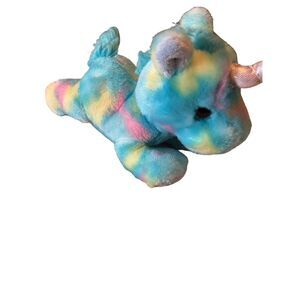 Aurora Stuffed Beanbag Animals - Blueberry Ripple Unicorn